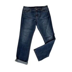 Simply Vera Vera Wang Dark Blue Ankle Jeans